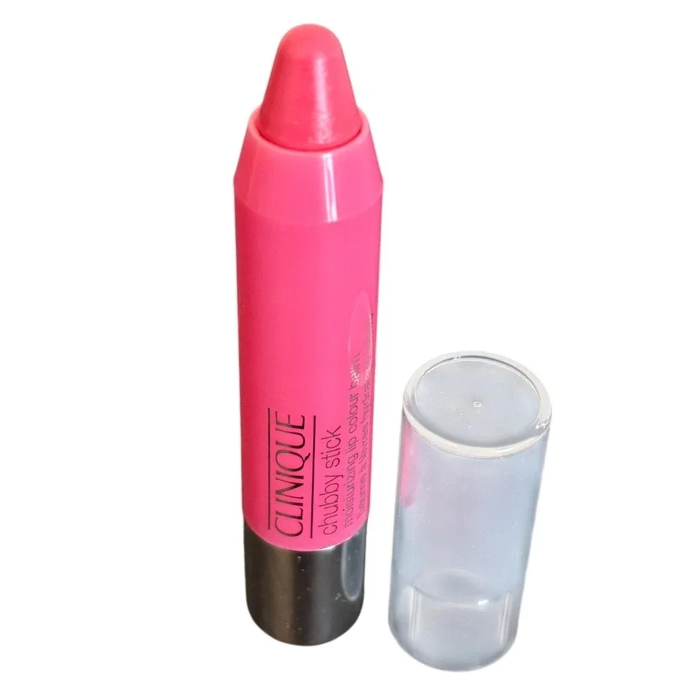 CLINIQUE 06 Woppin Watermelon Chubby Stick Moisturizing Lip Color Balm 0.4oz NEW